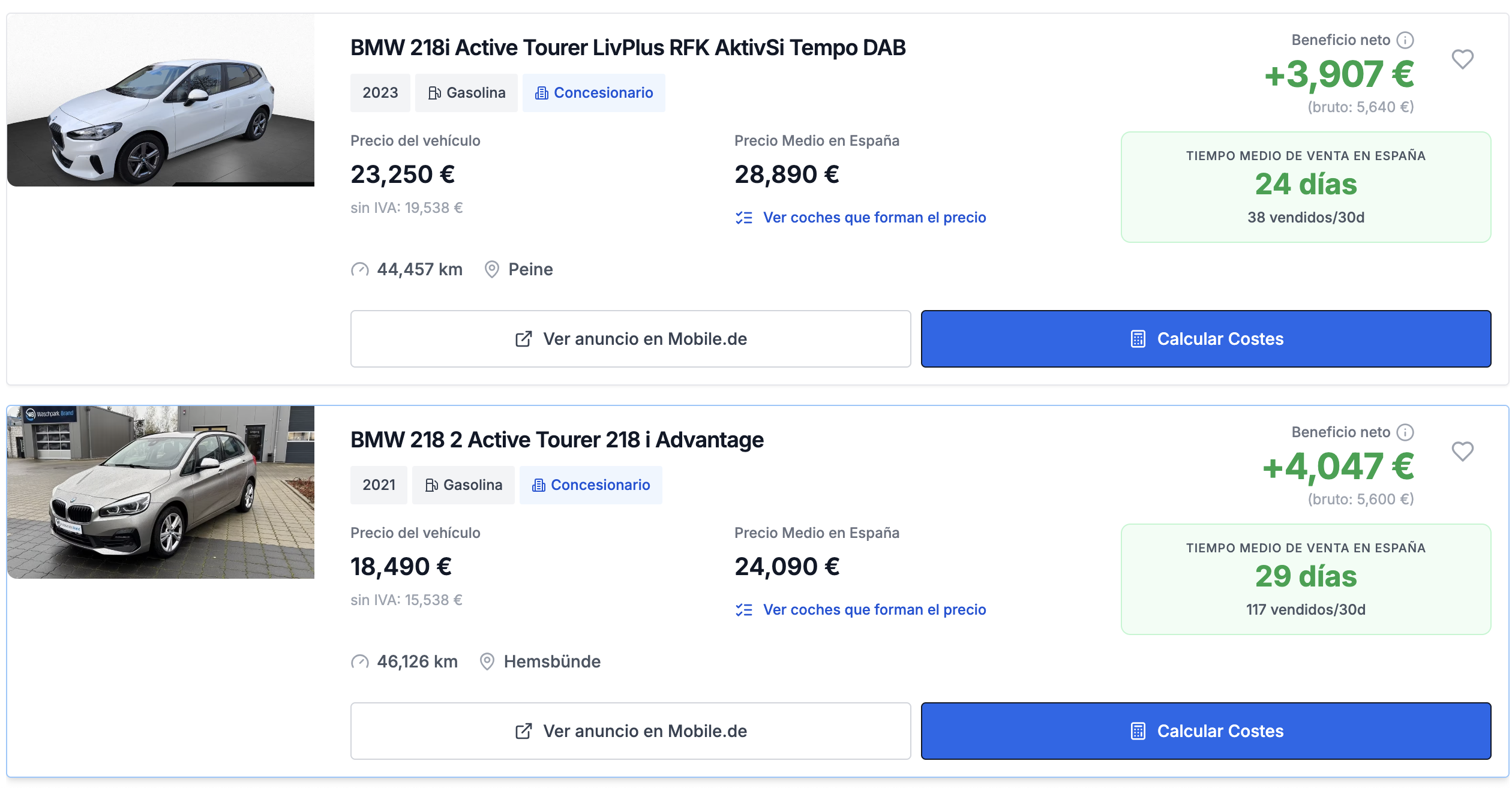 Dashboard de Arbicars