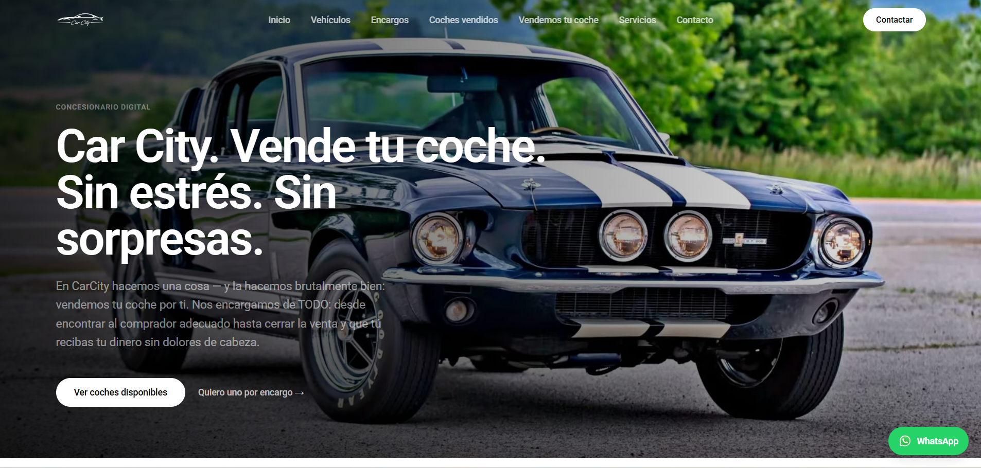 Web profesional creada con Arbicars
